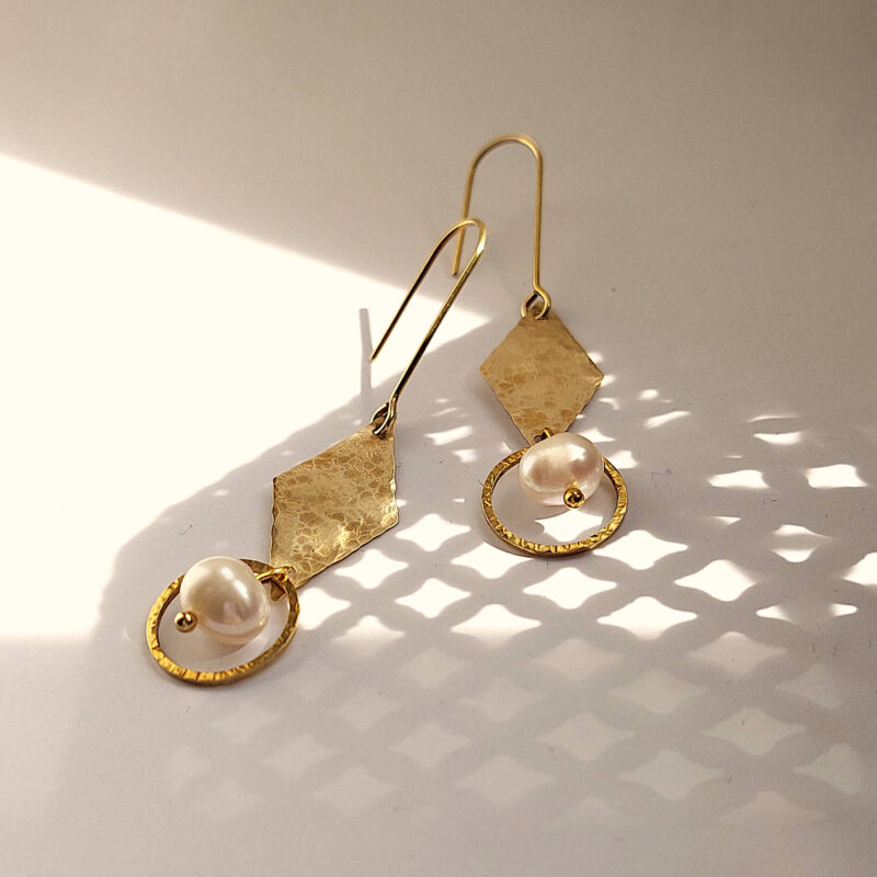 Laridae Design - Mjedene naušnice LENNOX