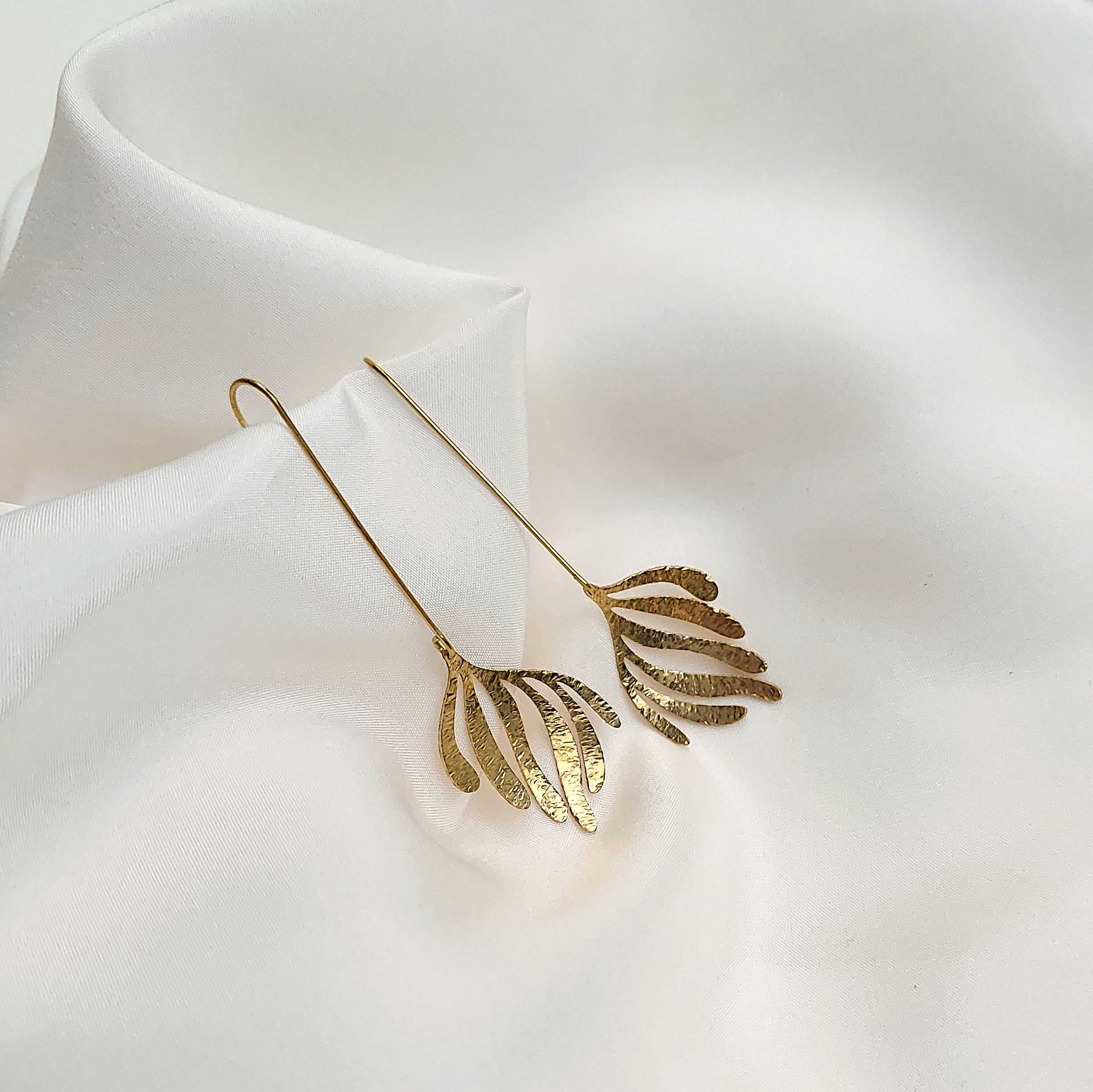 Laridae Design - Mjedene naušnice AMELIA