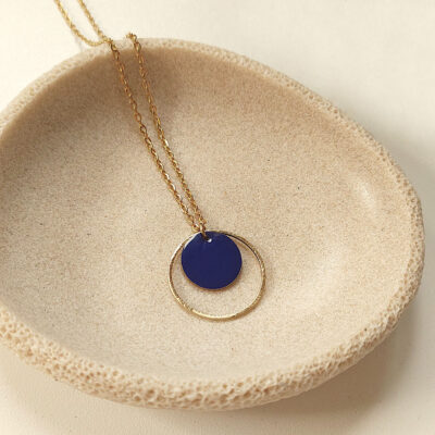 Laridae Design - Mjedena ogrlica MIDNIGHT